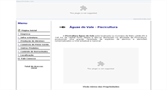 Desktop Screenshot of aguasdovale.com